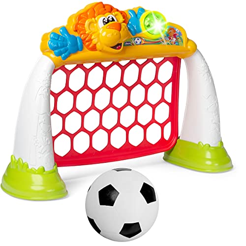 Chicco Goal League Pro, Portería de Fútbol para Niños, Juego Electrónico e Interactivo, Marcador con Luces y Sonidos, 3 Modos de Juego, Balón Blando Incluido – Juguetes para Niños de 2 a 5 Años