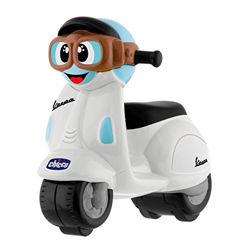 Chicco- Mini Moto Vespa, Color Blanco (Artsana Spain 9626000000)