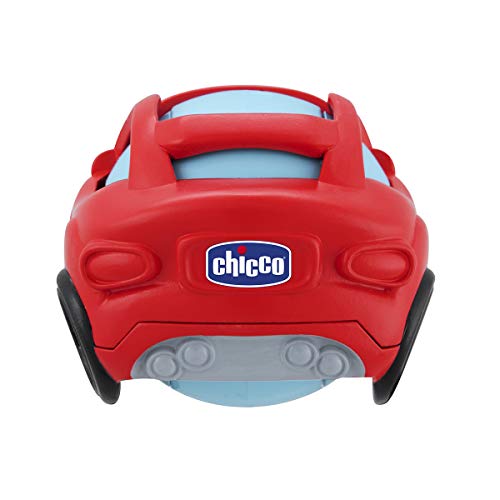 Chicco Turbo Ball - Coche de juguete especial bebés, con bola en interior, color rojo