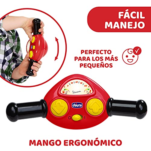 Chicco Vespa Primavera, Moto Teledirigida para Niños con Control Remoto Intuitivo en Forma de Manillar, Motocicleta Radiocontrol con Sonido de Bocina y Motor – Juguete para Niños y Niñas de 2 a 6 Años