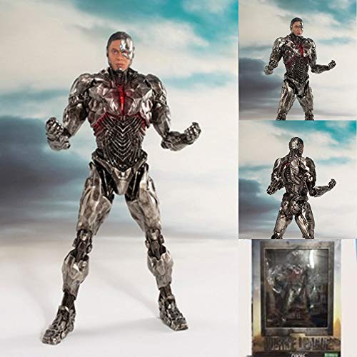 CHUNQING Juego De Caracteres -20cm Regalo De Superhéroes Modelo Liga De La Justicia Cyborg Juguete Figura De Acción De La Figura De Los Niños