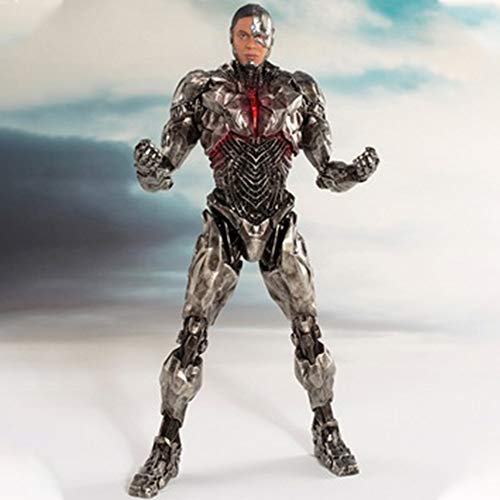 CHUNQING Juego De Caracteres -20cm Regalo De Superhéroes Modelo Liga De La Justicia Cyborg Juguete Figura De Acción De La Figura De Los Niños