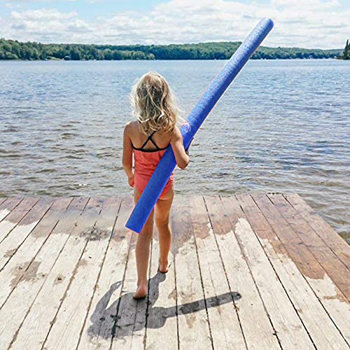 Churrco huec churro de flotación, bastoncillos EPE fideos para piscina, Nadar Diversión Flexible Piscina Espuma Agua Fideos Huecos Niños Adultos (60x2.6inch 6color)