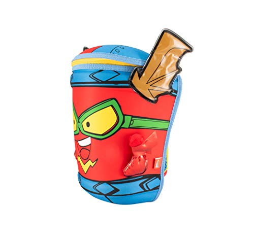 Cife Mochila Personaje SUPERZINGS Kid Fury-Serie 5-Material Duro y Resistente-Guarda Todo lo Necesario y llévala contigo a Cualquier Parte, Colores (42056)