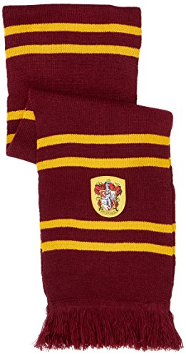 Cinereplicas - Harry Potter - Bufanda - Ultra Suave - Licencia Oficial - Casa Gryffindor - 190 cm - Rojo Vivo y Negro