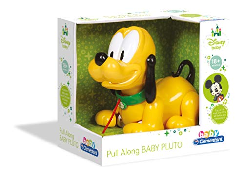 Clementoni-14981 - Baby Pluto Juega Contigo - juguete bebé de Disney a partir de 18 meses