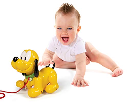 Clementoni-14981 - Baby Pluto Juega Contigo - juguete bebé de Disney a partir de 18 meses