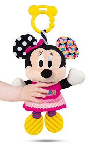 Clementoni-17164 - Baby Minnie Peluche Texturas - peluche Disney para bebés a partir de 6 meses