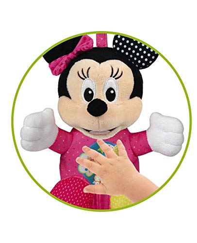 Clementoni-17207 - Baby Minnie Peluche Luces y Sonidos - peluche bebé interactivo de Disney a partir de 3 meses