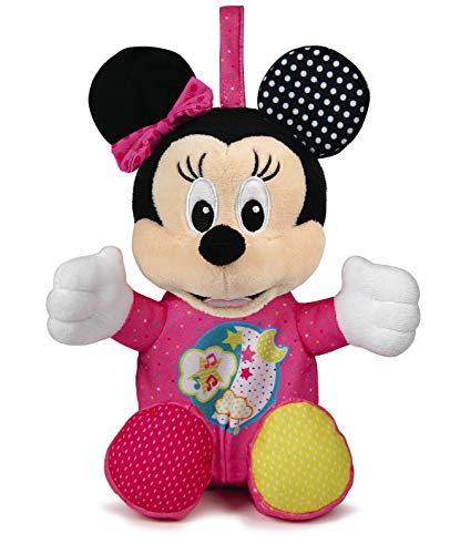 Clementoni-17207 - Baby Minnie Peluche Luces y Sonidos - peluche bebé interactivo de Disney a partir de 3 meses