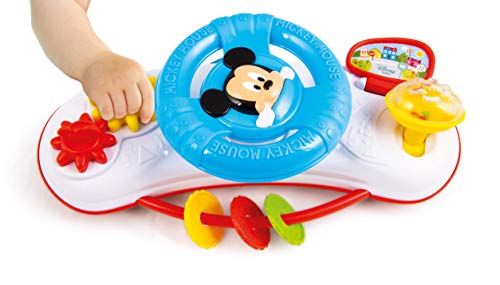 Clementoni-17213 - Volante de Actividades Baby Mickey - juguete bebé de Disney a partir de 10 meses