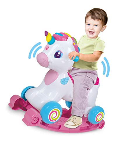 Clementoni 17242 – Nube Dolce Unicornio, Multicolor, 3, Italiano/Inglés, 1 – 3 años