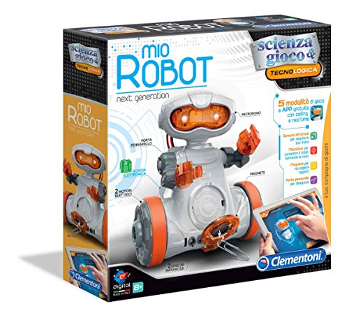 Clementoni-19112-Scienza y Juego Mio Robot, Robot para niños, Multicolor, 19112