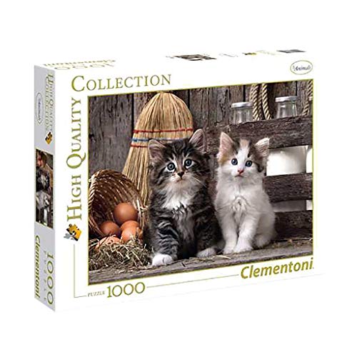 Clementoni 39340, Puzzle 1000 piezas, Gatos