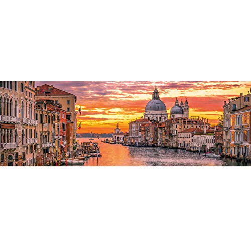 Clementoni-39426 Puzzle 1000 Piezas Panorama El Gran Canal-Venecia, Color (39426)