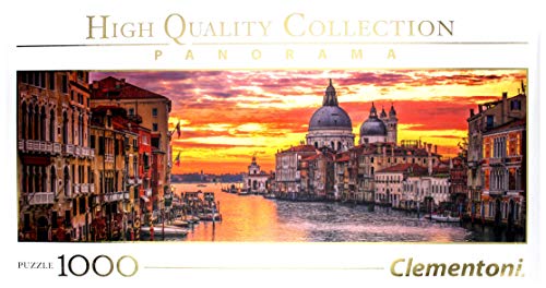 Clementoni-39426 Puzzle 1000 Piezas Panorama El Gran Canal-Venecia, Color (39426)