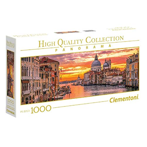 Clementoni-39426 Puzzle 1000 Piezas Panorama El Gran Canal-Venecia, Color (39426)