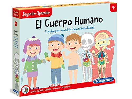 Clementoni-55114 - El cuerpo humano - juego educativo a partir de 4 años