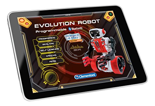 Clementoni-55191 - Evolution Robot - robot para montar y jugar con app a partir de 8 años