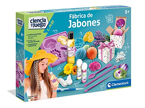 Clementoni-55205 - Fabrica de Jabones - juego científico a partir de 8 años