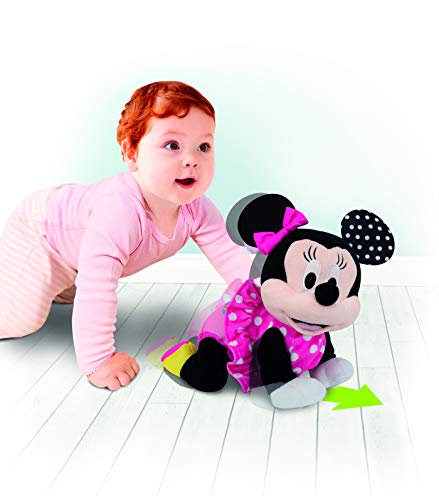 Clementoni-55269 - Baby Minnie Gateos - gateador bebé de Disney a partir de 6 meses