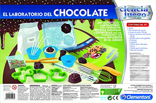 Clementoni-55296 - El Laboratorio del Chocolate - juego científico a partir de 8 años