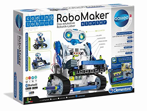 Clementoni-55331 - RoboMaker, Set de Iniciación - robot educativo a partir de 8 años