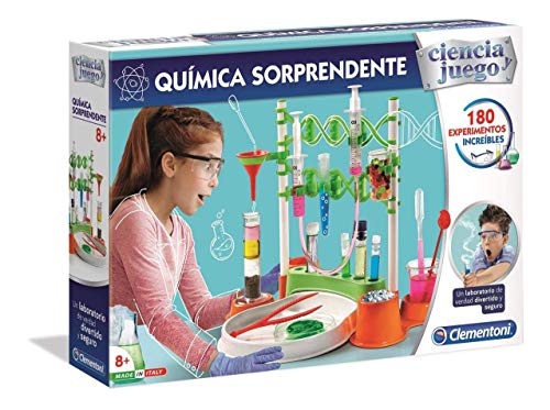 Clementoni-55376 - Química Sorprendente - juego científico a partir de 8 años