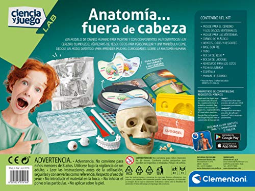 Clementoni-55416 - Anatomía - Juego científico a Partir de 7 años