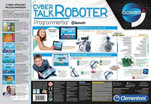 Clementoni 59142 Cyber Talk Roboter, Multicolor alfonbrilla para ratón , color/modelo surtido