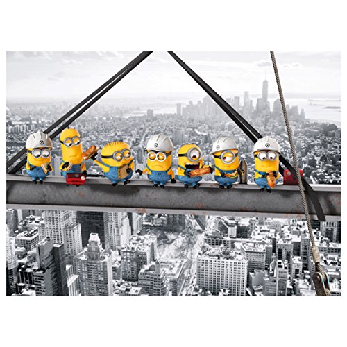 Clementoni- Despicable Me/Minions Los Pingüinos De Madagascar Puzzle 1000 Piezas, New York (39370)