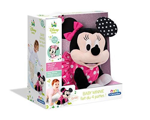 Clementoni Disney Baby Minnie 52335 - Juego de 4 patas, multicolor [versión francesa]