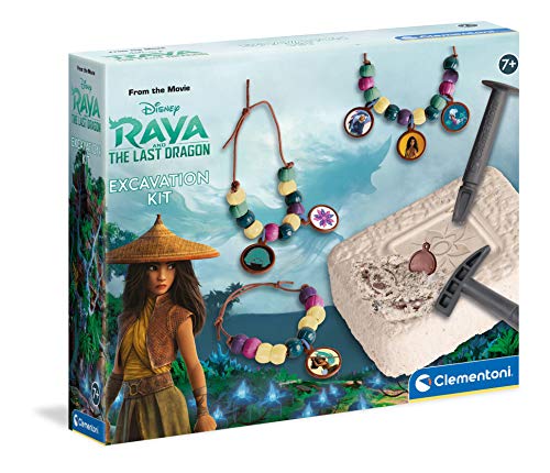 Clementoni- Disney Raya – Juego de Piedras – Kit de Manualidades – Fabricado en Italia para niños de 6 años en adelante (17648)