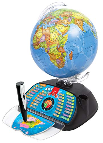 Clementoni Explora El Mundo-Globo Interactivo Premium, Multicolor, 55247, Versión en castellano