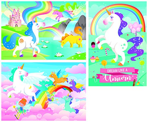 Clementoni- I Believe in Unicorns Conjunto De Puzzles, Multicolor (25231.2)