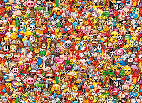 Clementoni- Impossible Puzzle: Emoji, 1000 Piezas, Multicolor (39388)