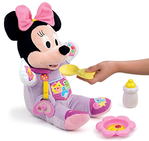 Clementoni Peluche interactiva Minnie Mi Primera Muñeca, color rosa, 36.8 x 28.2 x 16.5, 65547