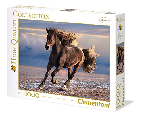 Clementoni- Pferd Puzzle 1000 Piezas Caballo Libre, Multicolor (39420.3)