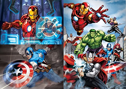 Clementoni - Puzzle 3 x 48, Avengers (252039)