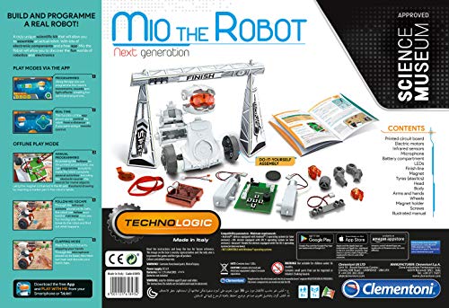 Clementoni- Science Museum Mio el Robot - Juguete Stem - Fabricado en Italia - A Partir de 8 años, Multicolor (61893)