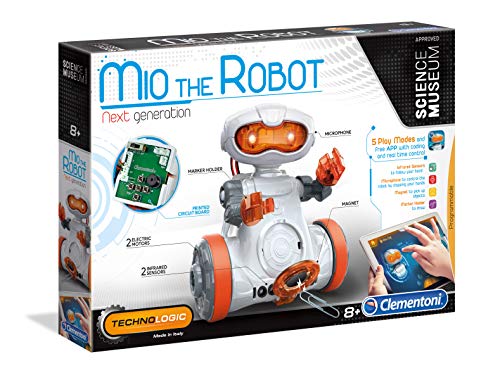 Clementoni- Science Museum Mio el Robot - Juguete Stem - Fabricado en Italia - A Partir de 8 años, Multicolor (61893)