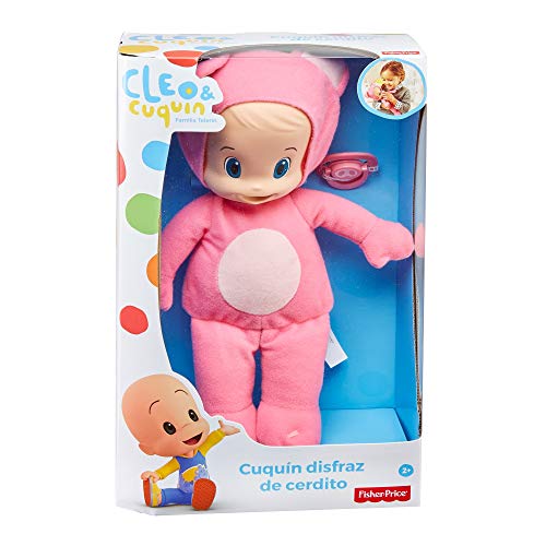 Cleo & Cuquin Muñeco con Disfraz de Cerdito, Fisher Price by Mattel