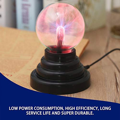 Cloverclover USB Magic Crystal Globe Desktop Light Plasma Ball Sphere Home Party Night Lamp