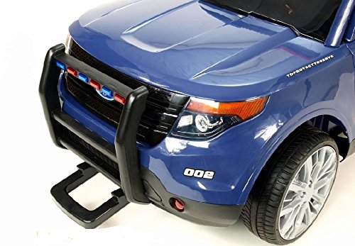 Coche Policía Todoterreno FBI 12v Coche eléctrico Infantil - Azul