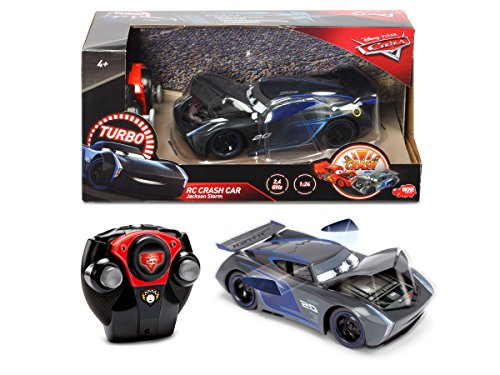 Coche Radiocontrol Crash Jackson Storm de Cars 3 (Dickie 3084019)