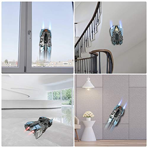 Coche Teledirigido Radiocontrol para Niños, Escalada Acrobacias en Pared Rotación 360° con 2.4Ghz Reloj de Contro Remoto RC Coches de Juguetes Regalo para Niños