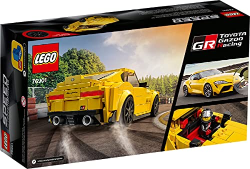 Collectix Juego Lego Speed Champions Toyota GR Supra 76901 + Speed Champions McLaren Elva 30343 (bolsa de plástico)