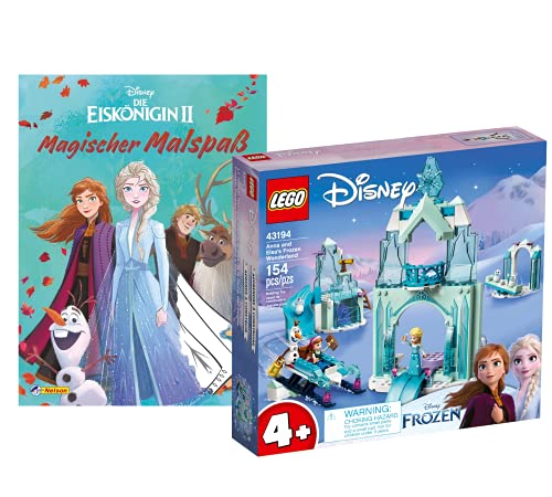 Collectix Lego 43194 - Juego de figuras de Lego, diseño de princesa de Annas y Elsas