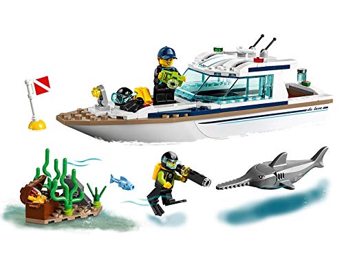 Collectix Lego 60221 Lego City - Juego de yate de buceo y buceador de aguas profundas Lego City 30370