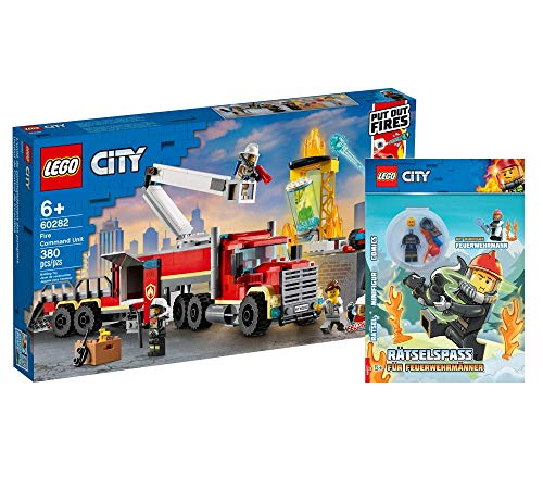 Collectix Lego 60282 - Juego de mesa de bomberos (tapa blanda), diseño de Lego City